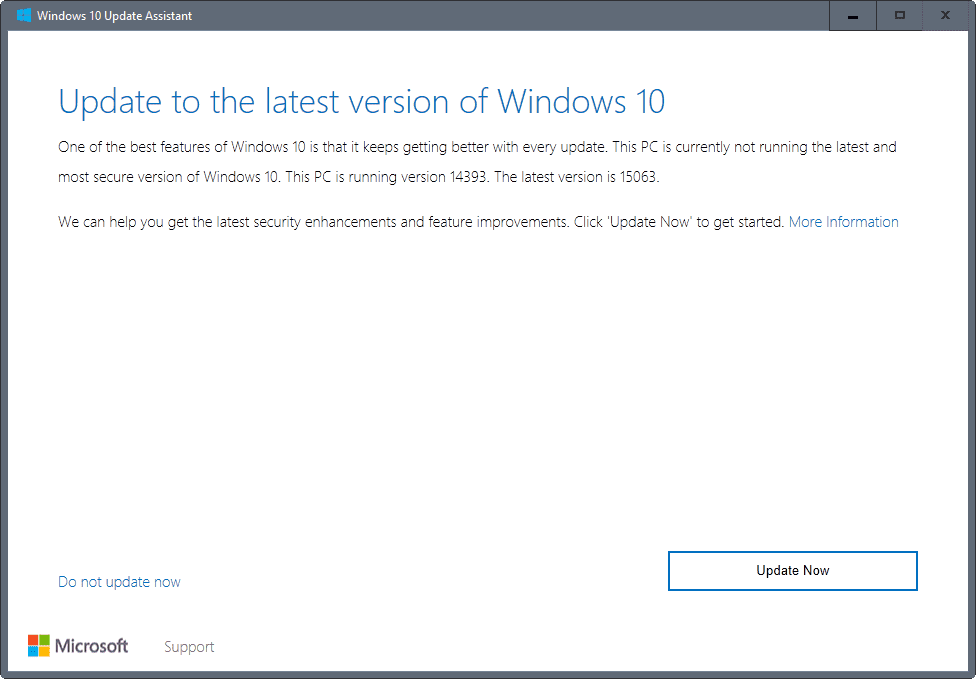 latest version of windows 10